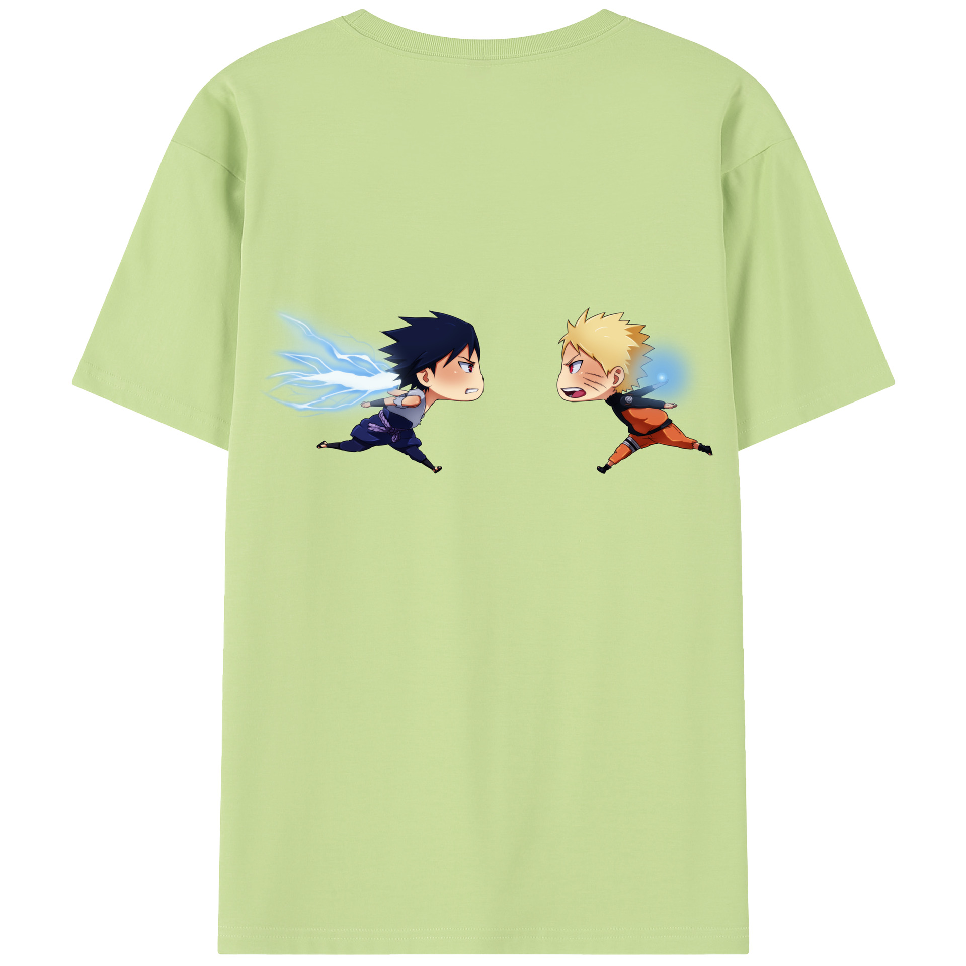 （画像用） NARUTO -ナルト- うずまき ナルト Uzumaki Naruto 綿100％半袖Tシャツ（背面プリント）
